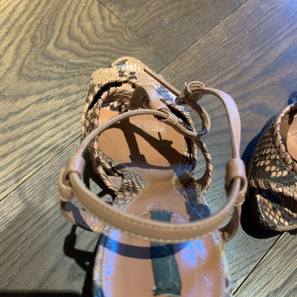 Authentic Bally Python Strappy Heels - image 8